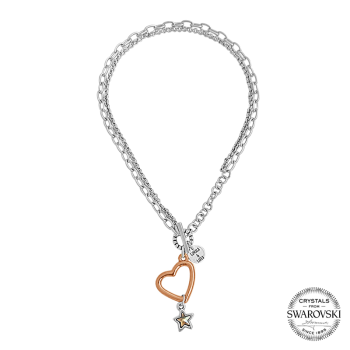 Collar  "Brave Heart" Oro Rosa