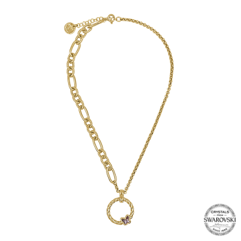Collar  "Butterfly" Oro / Rosa