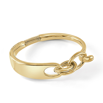 Pulsera muelle "CAOTICA" Oro