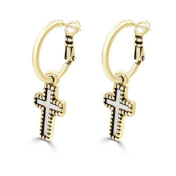 Pendientes Aro  "FAITH" PLATA