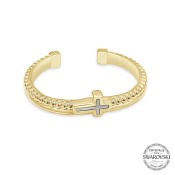 Pulsera  "FAITH" Oro