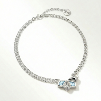 Collar  "LIBRE" PLATA