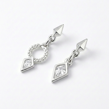 Pendiente  "AUDAZ" PLATA