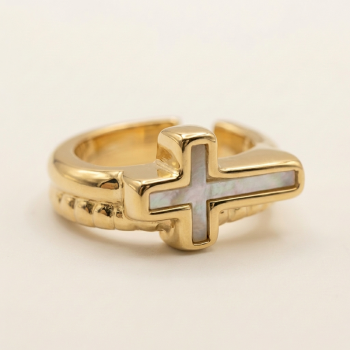 Anillo  "FAITH" Oro