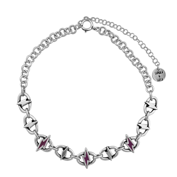 Chocker "Que rayada" Plata...