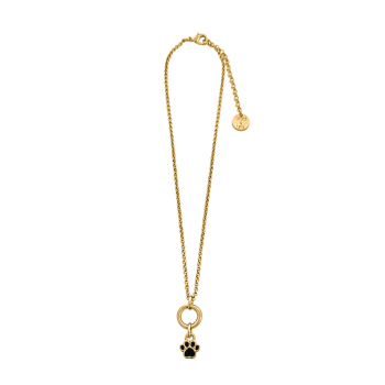 Colgante corto "Huella" Oro...