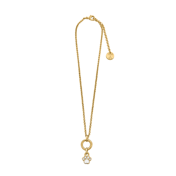 Colgante corto "Huella" Oro...